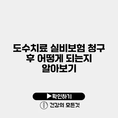 도수치료 실비보험 청구 후 어떻게 되는지 알아보기